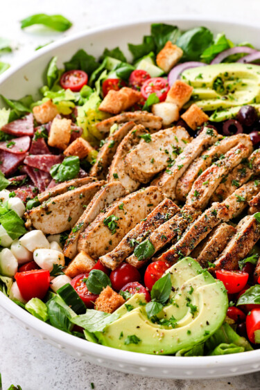 Mediterranean Chicken Salad - Carlsbad Cravings