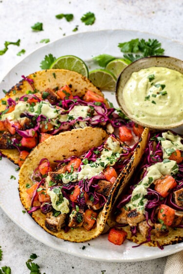 Jerk Chicken Tacos - Carlsbad Cravings