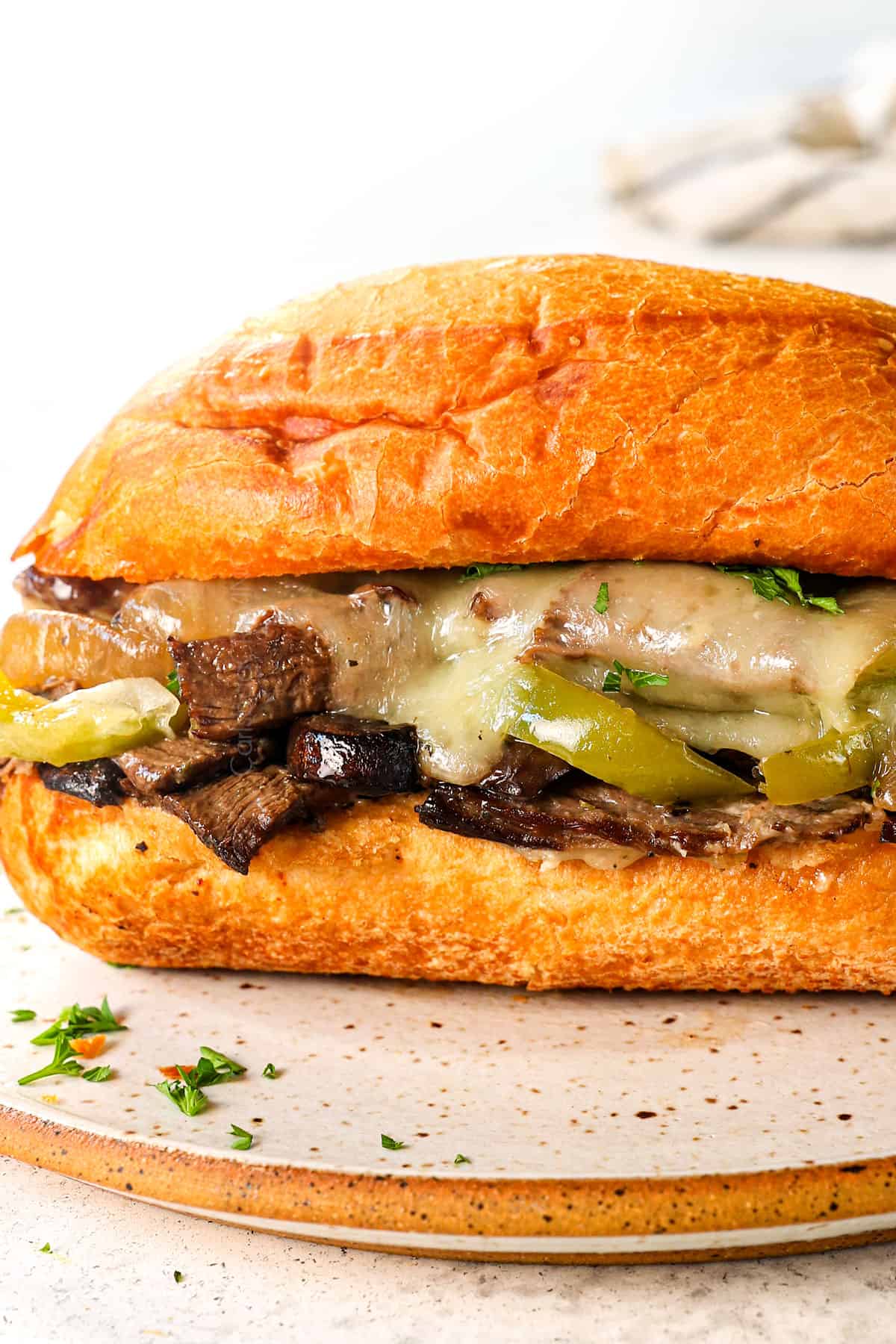 Philly Cheesesteak Recipe (Crock Pot)