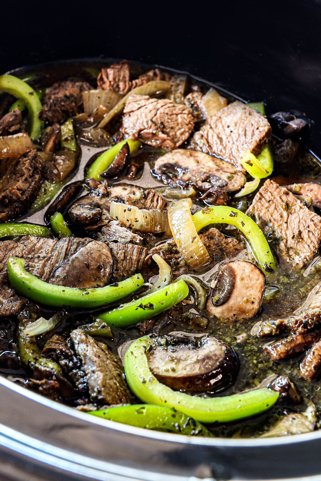 Philly Cheesesteak Crockpot Recipe Carlsbad Cravings