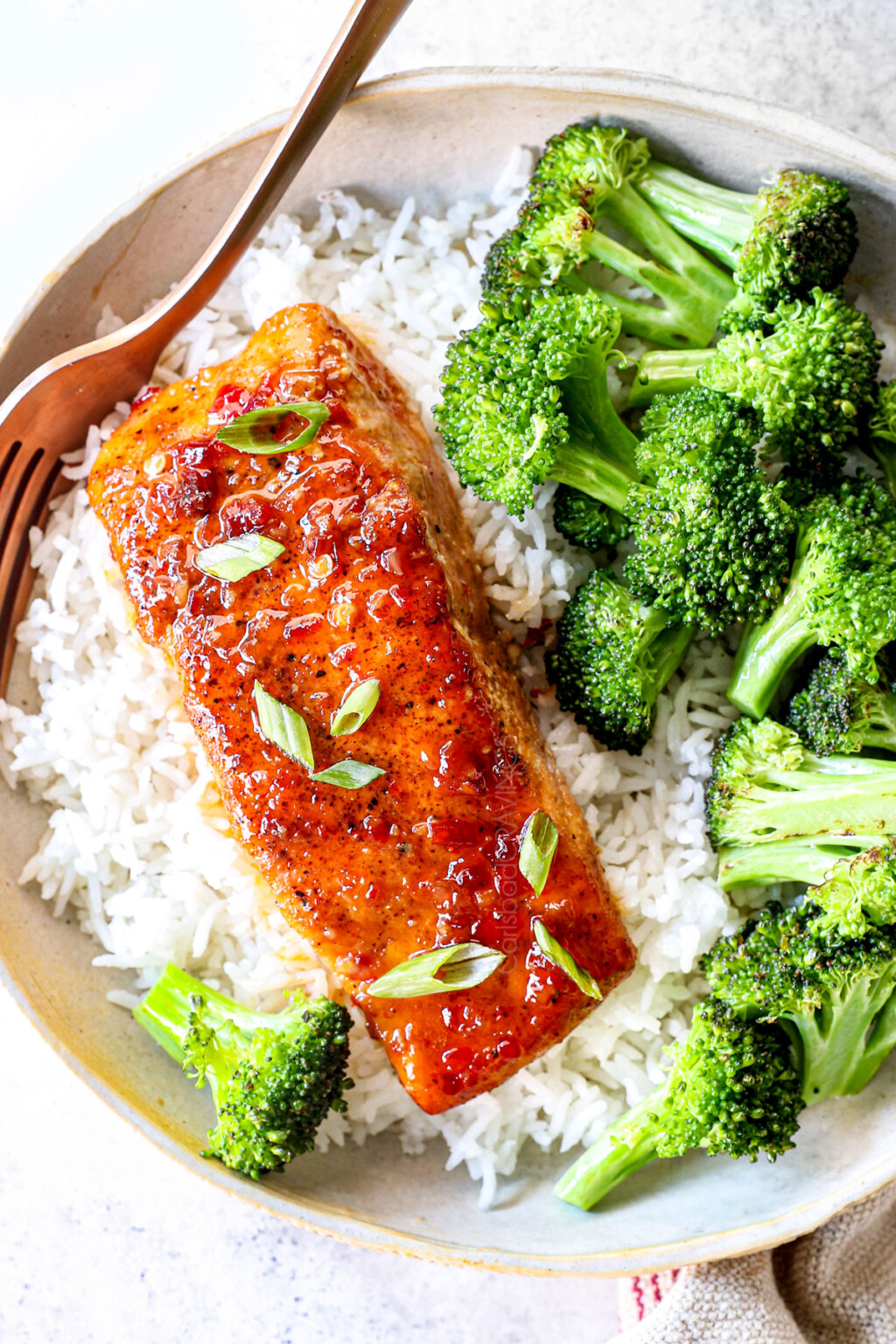 Firecracker Salmon with the BEST Sauce (+ Optional Peach Salsa)