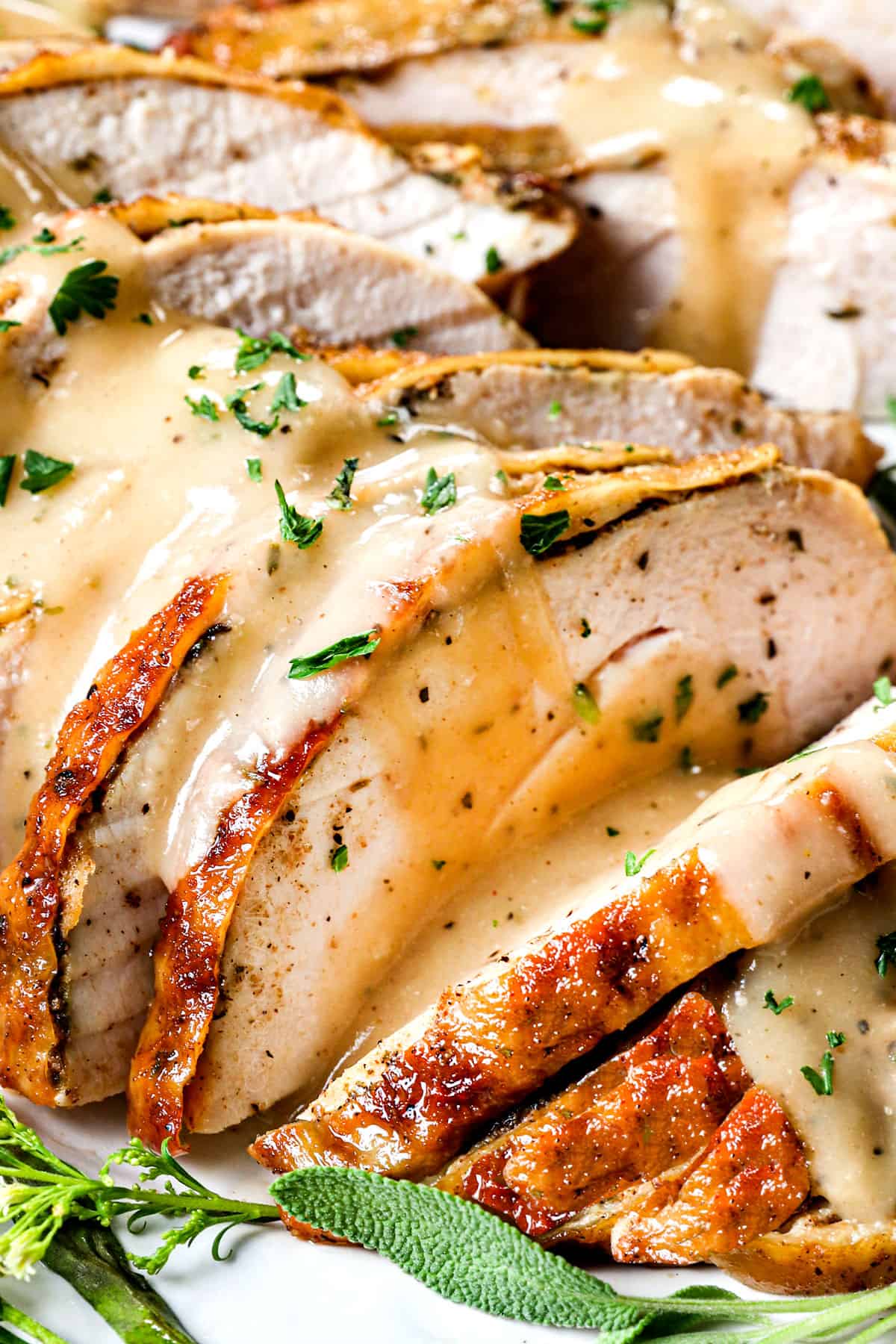 Roast Turkey Breast With HERB BUTTER Step by Step Photos Video 