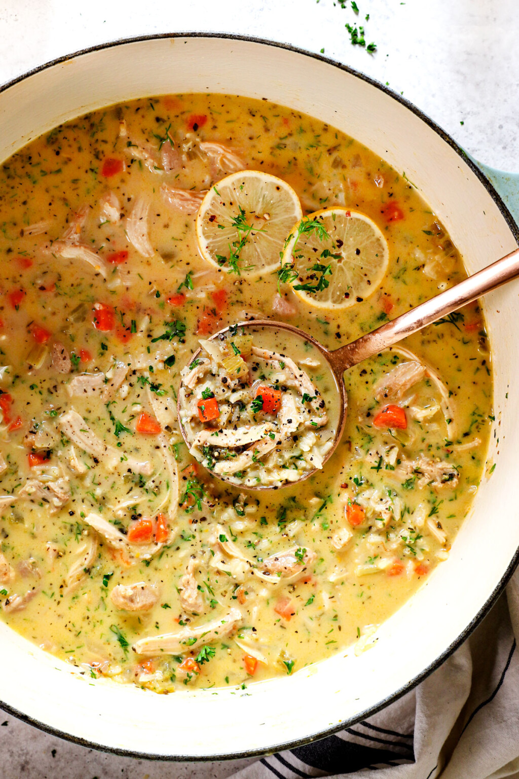 Greek Chicken Soup - Carlsbad Cravings