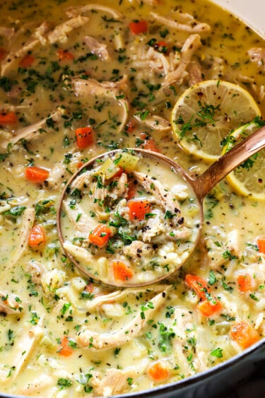 Greek Chicken Soup - Carlsbad Cravings