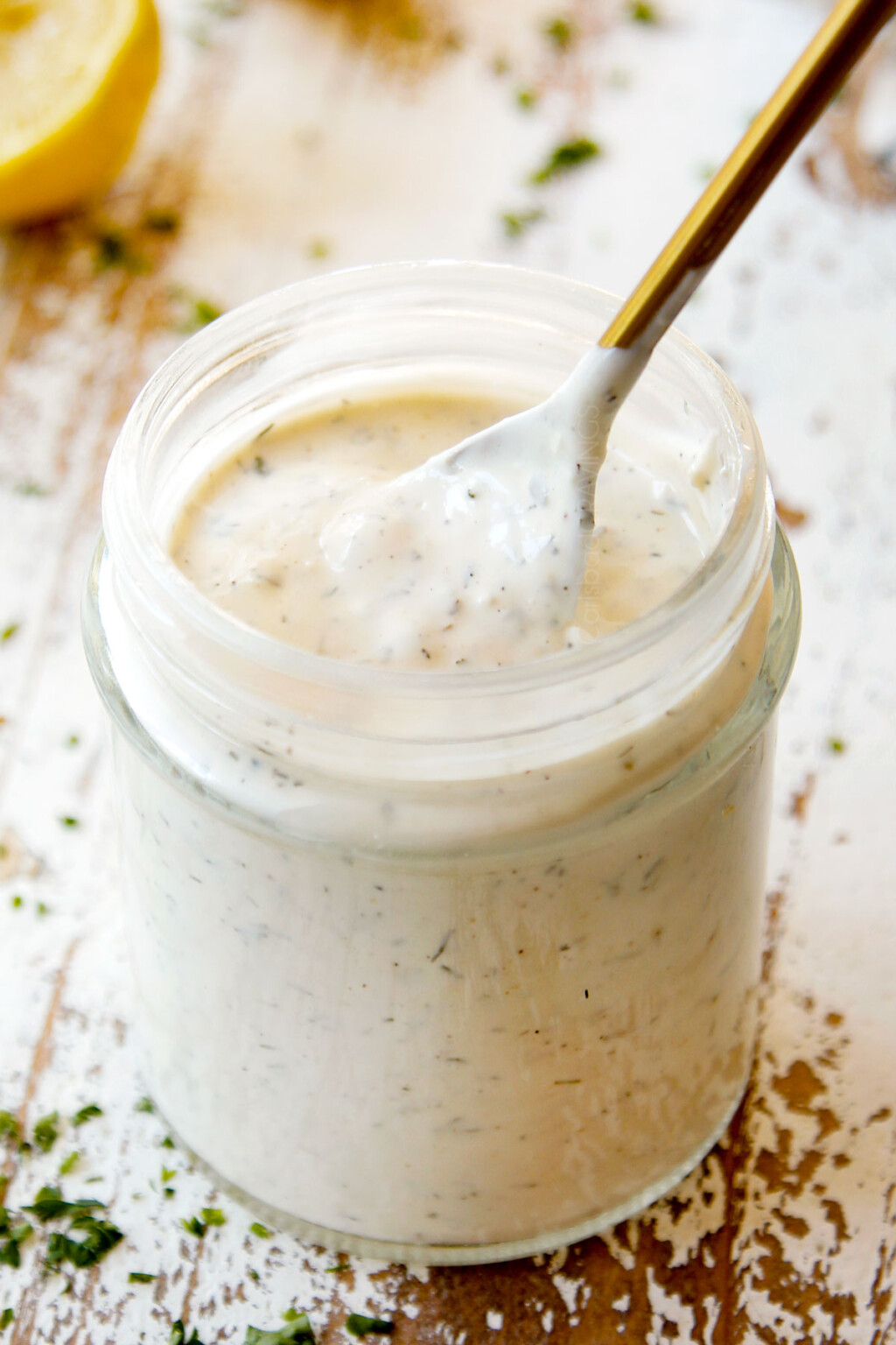 Homemade Blue Cheese Dressing - Carlsbad Cravings