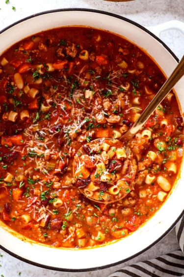 Pasta Fagioli Soup - Carlsbad Cravings