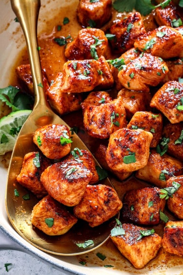 Chipotle Lime Chicken Bites - Carlsbad Cravings