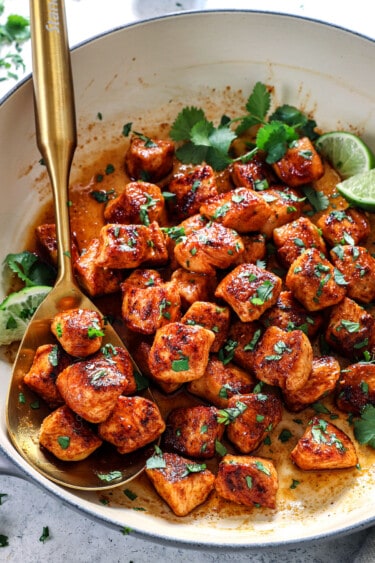 Chipotle Honey Lime Chicken Bites - Carlsbad Cravings