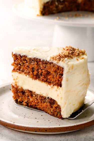 Carrot Cake Cheesecake Recipe (with NO BAKE Cheesecake!) - Carlsbad ...