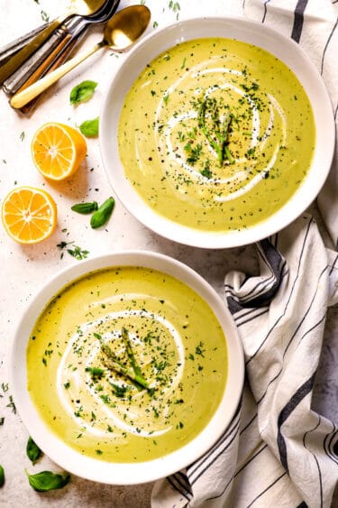 Cream of Asparagus Soup - Carlsbad Cravings