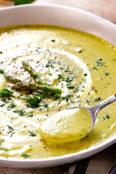 Cream of Asparagus Soup - Carlsbad Cravings