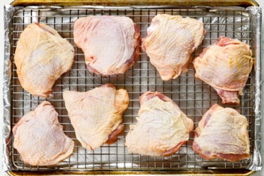 Oven Baked Bone In Chicken Thighs - Carlsbad Cravings