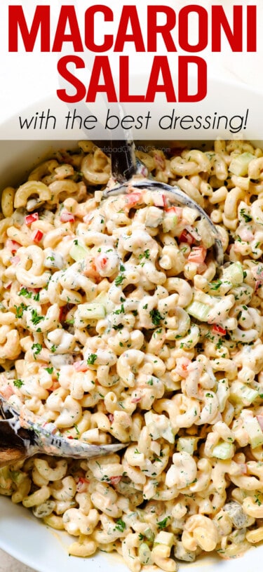 BEST Macaroni Salad Recipe - Carlsbad Cravings