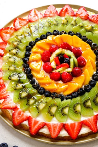 Easy Fruit Pizza - Carlsbad Cravings