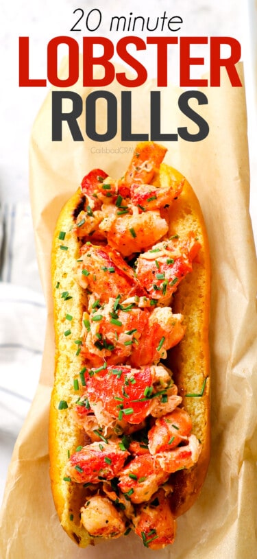 New England Style Lobster Roll Recipe - Carlsbad Cravings