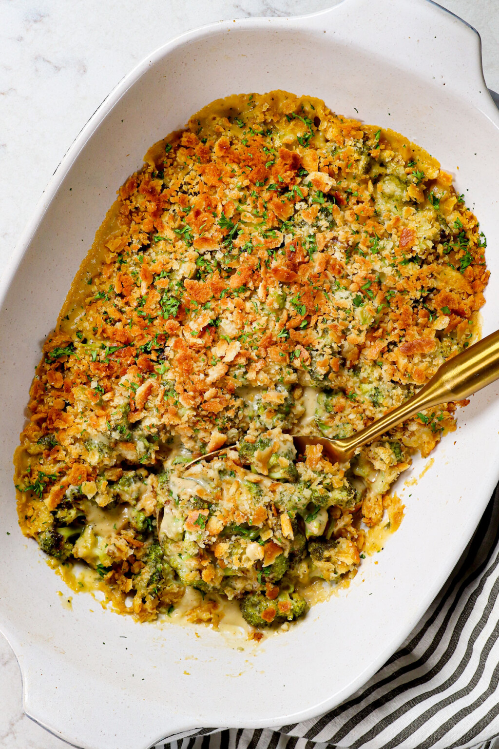 Cheesy Broccoli Casserole - Carlsbad Cravings