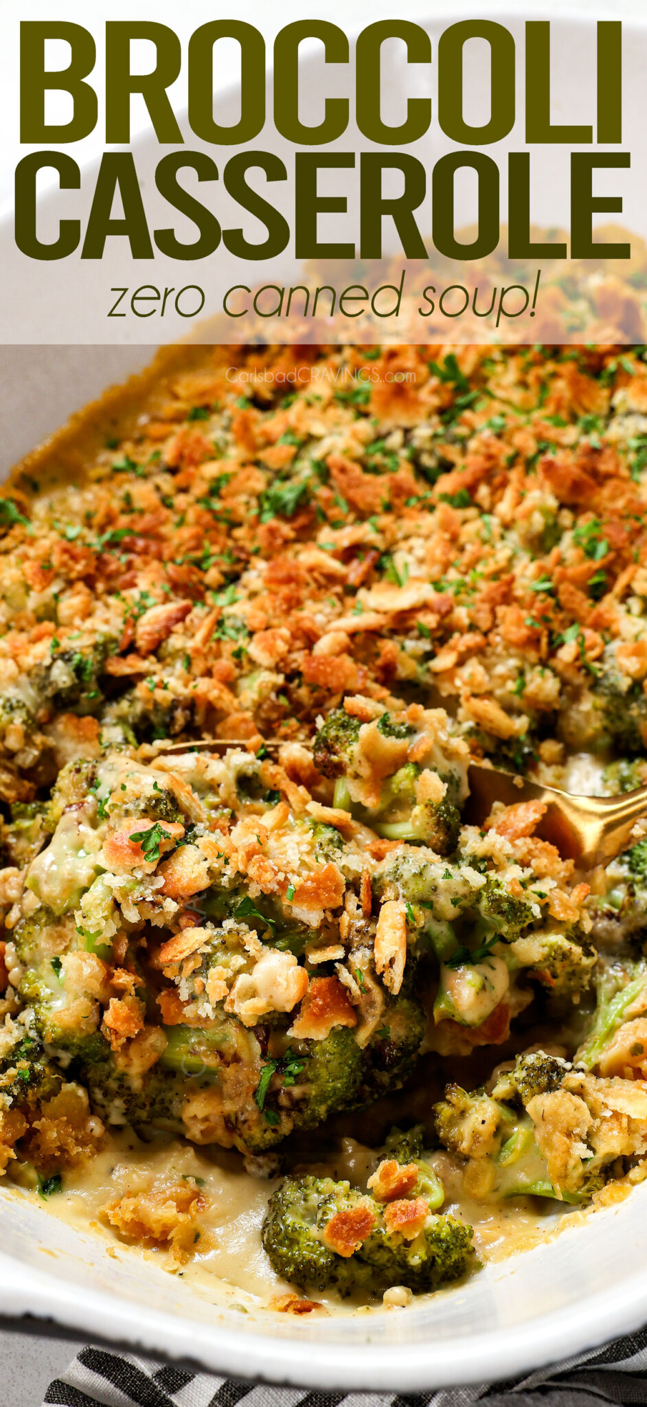 Cheesy Broccoli Casserole - Carlsbad Cravings