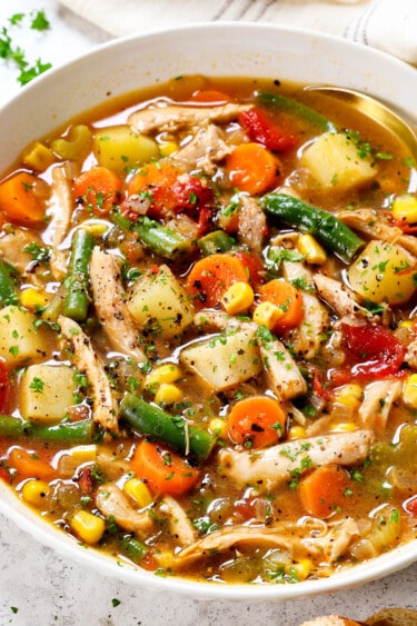 The Best Chicken Vegetable Soup Recipe - Carlsbad Cravings