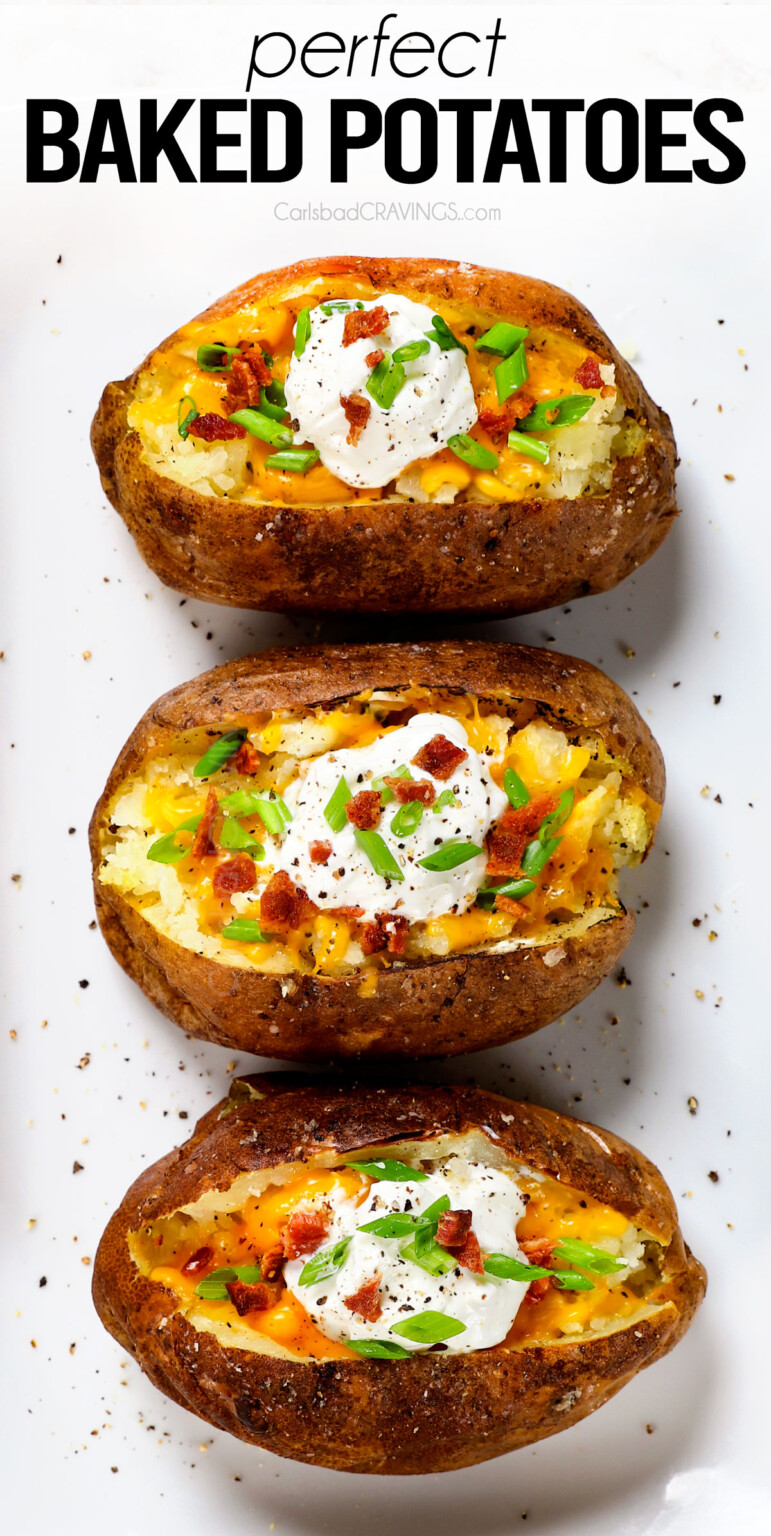 The Perfect Baked Potato - Carlsbad Cravings