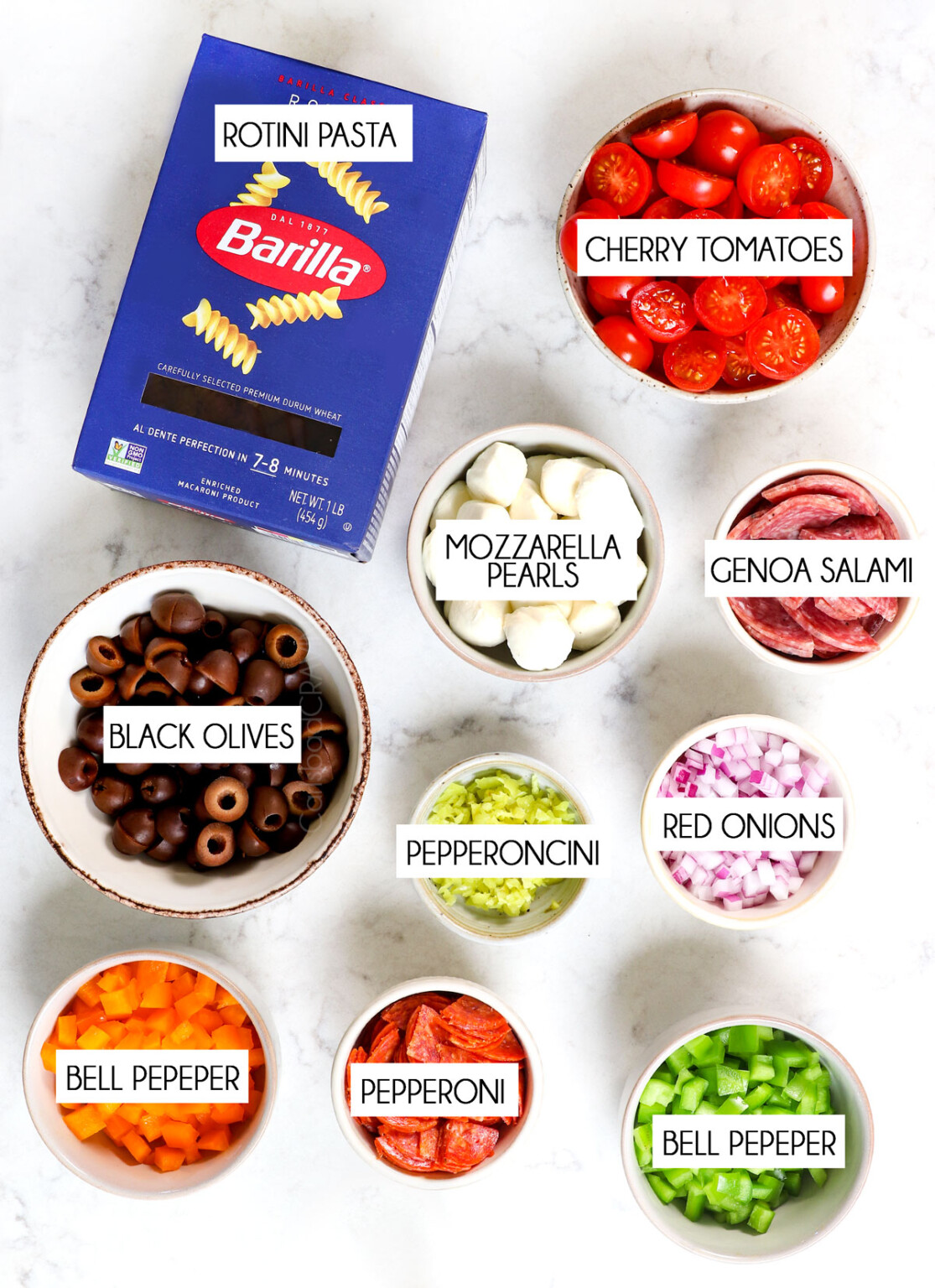 Pasta Salad Recipe With Italian Dressing - Carlsbad Cravings