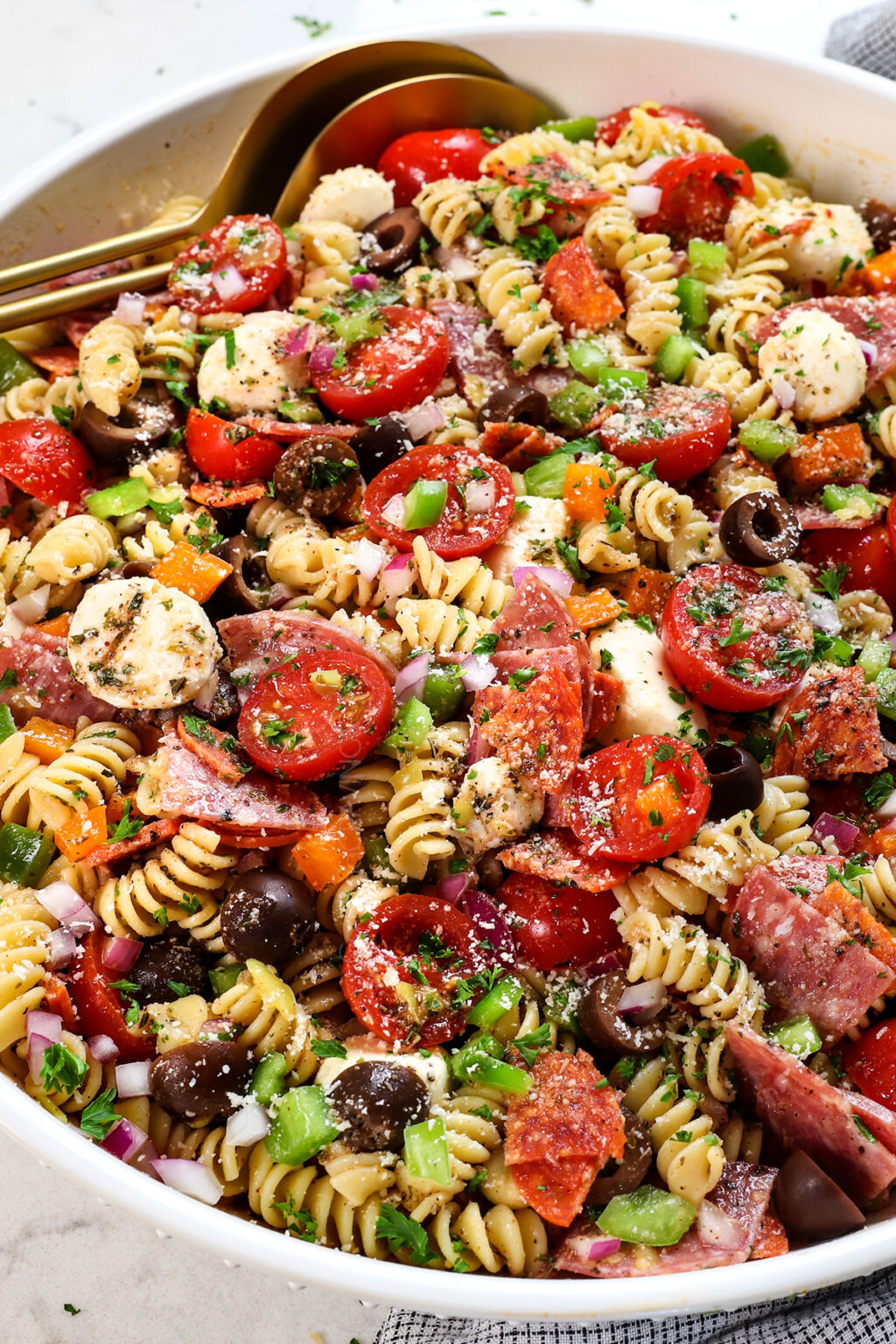 Pasta Salad Recipe With Italian Dressing - Carlsbad Cravings