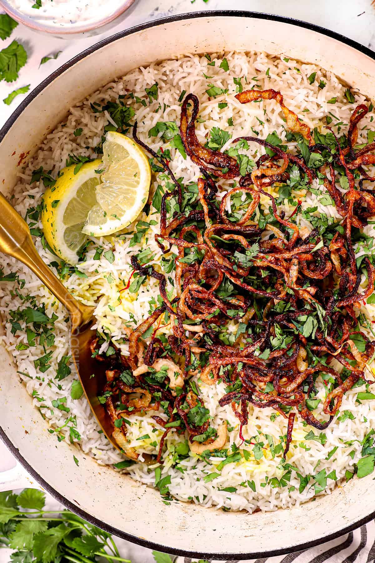 showing how to cook biryani by covering the pot for 20 minutes