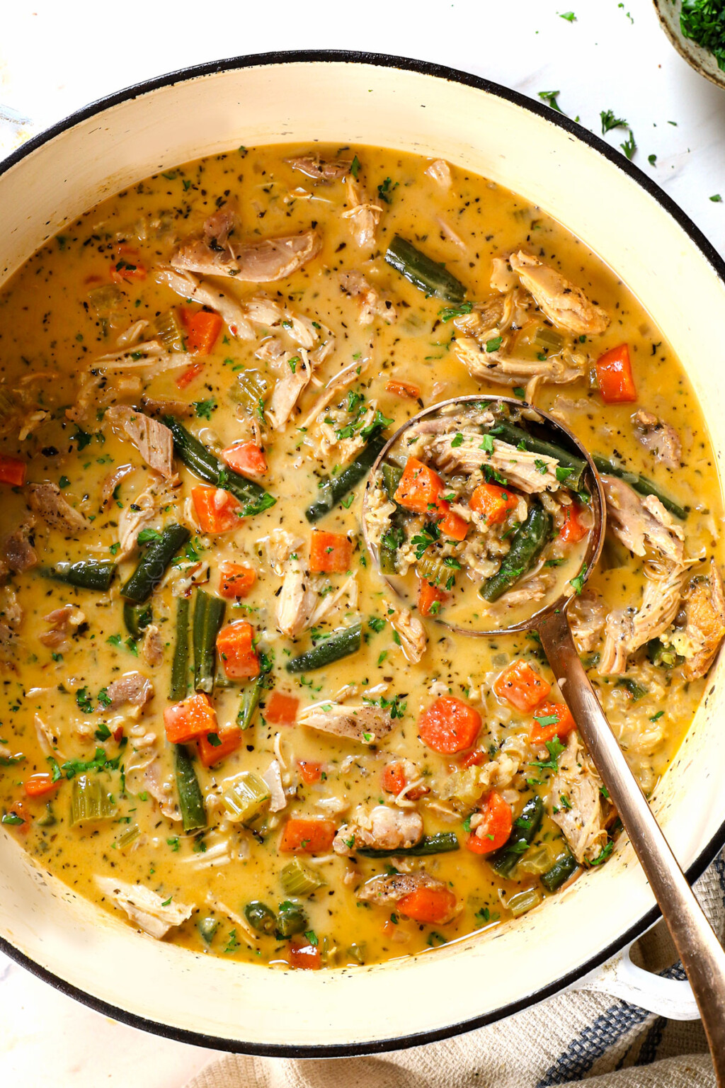 Soupy Chicken Rice Homemade Chicken and Rice Soup - Carlsbad Cravings