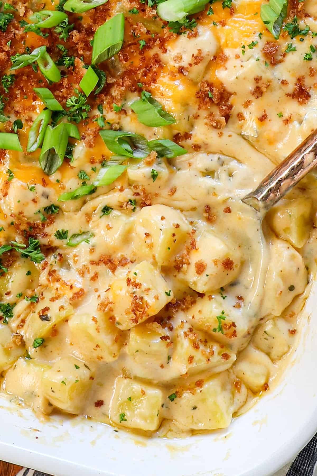 Cheesy Diced Potatoes