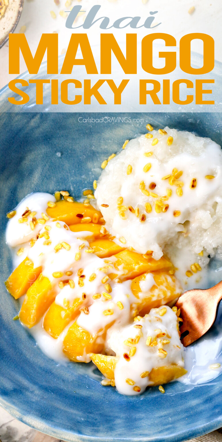 Sticky Rice with Mango - Carlsbad Cravings
