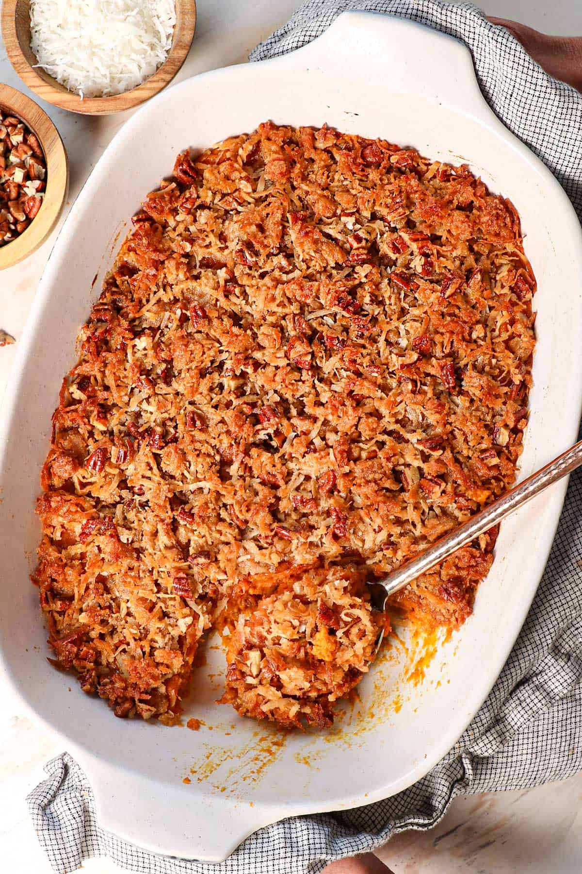 Sweet Potato Casserole with Coconut