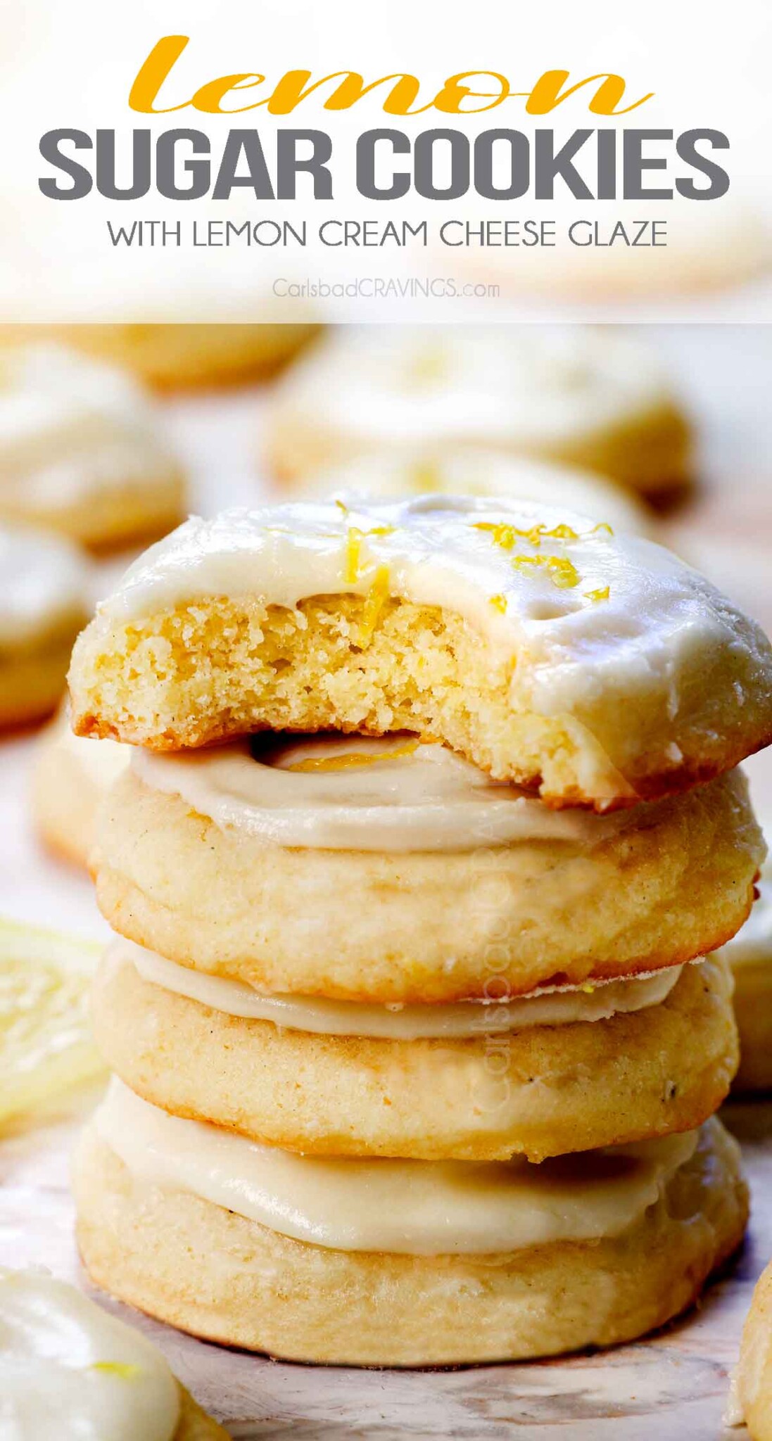 Best Lemon Cookies Ever - Carlsbad Cravings