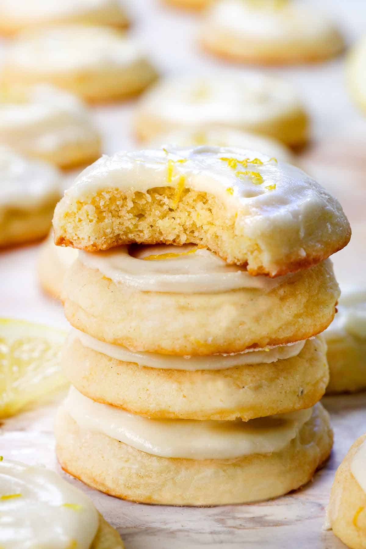 Glazed Lemon Cookies - Carlsbad Cravings