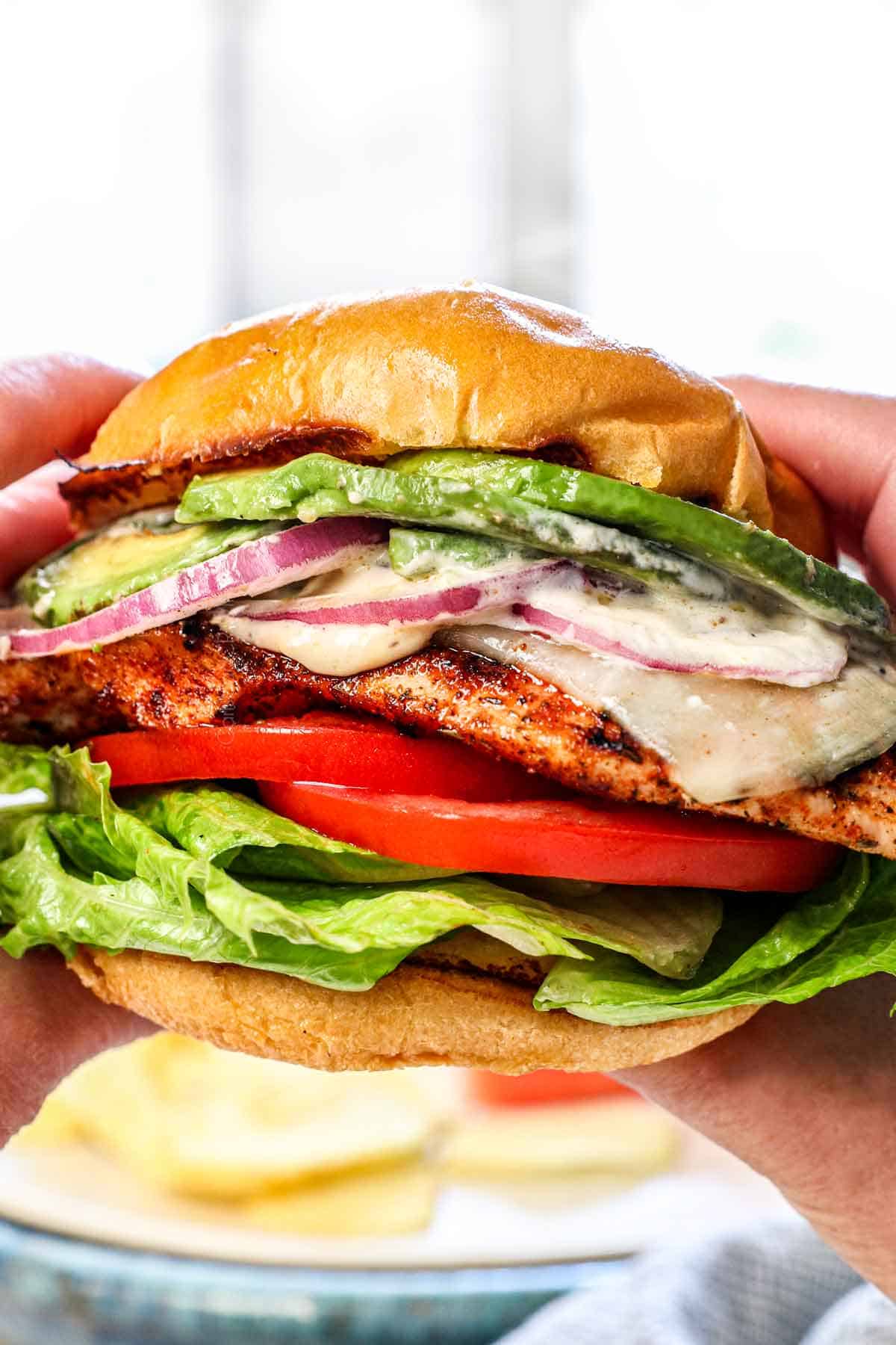 picking up the best chicken sandwich to eat