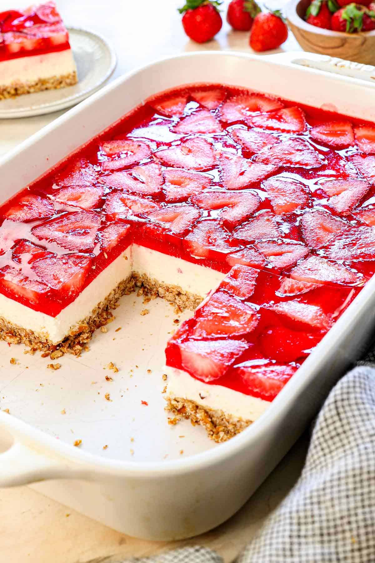 Strawberry Jello Pretzel Salad